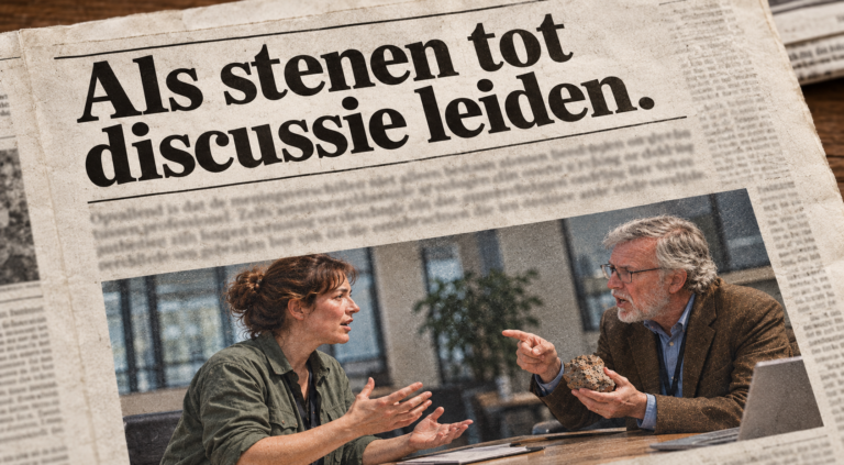 Als stenen tot discussie leiden
